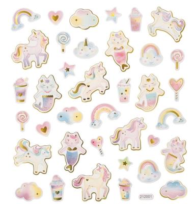 Opakowanie Naklejki jednorożce i syrenkotki 38szt