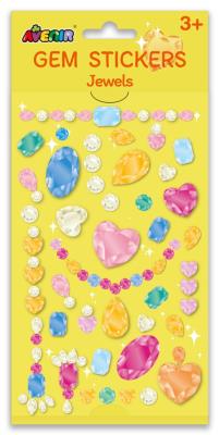 Naklejki klejnoty - Biżuteria. Wydawca: AVENIR. SmakLiter.pl Opakowanie Naklejki klejnoty - Biżuteria