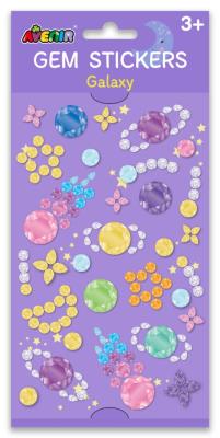 Naklejki klejnoty - Galaktyka. Wydawca: AVENIR. SmakLiter.pl Opakowanie Naklejki klejnoty - Galaktyka