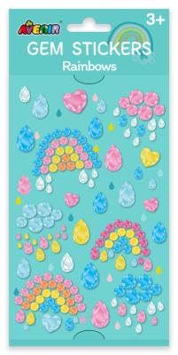 Naklejki klejnoty - Tęcza. Wydawca: AVENIR. SmakLiter.pl Opakowanie Naklejki klejnoty - Tęcza