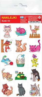 Opakowanie Naklejki. Kotki