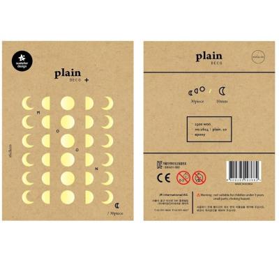 Opakowanie Naklejki Księżyc 10mm 30szt