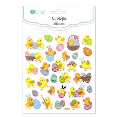 Opakowanie Naklejki - kurczaczki 30szt  DPNK-046