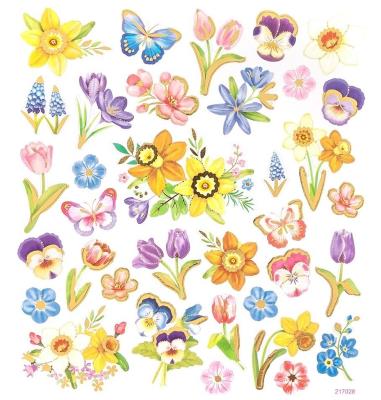 Opakowanie Naklejki kwiaty 35szt