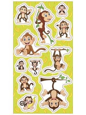 Opakowanie Naklejki Małpki