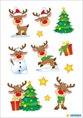 Opakowanie Naklejki Mały renifer