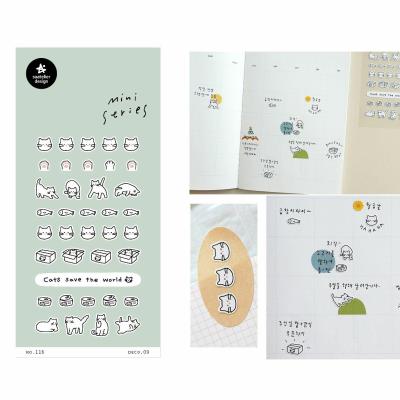 Naklejki Mini Koty. Wydawca: Suatelier. SmakLiter.pl Opakowanie Naklejki Mini Koty