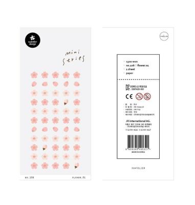Opakowanie Naklejki Mini Kwiaty #1