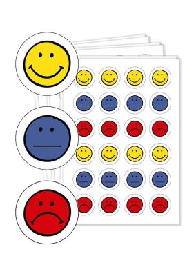 Opakowanie Naklejki motywacyjne - Nastroje 24szt