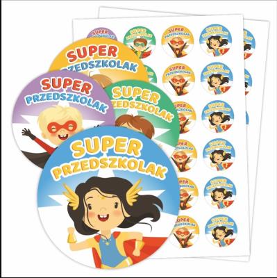Opakowanie Naklejki motywacyjne - Super przedszkolak 48 szt.