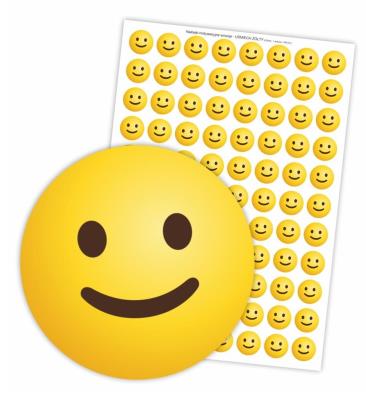 Opakowanie Naklejki motywacyjne - Wesoła buzia 88szt