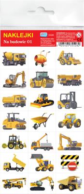 Opakowanie Naklejki. Na budowie