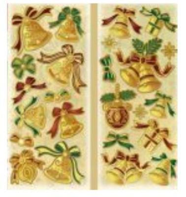 Opakowanie Naklejki na folii dzwonki