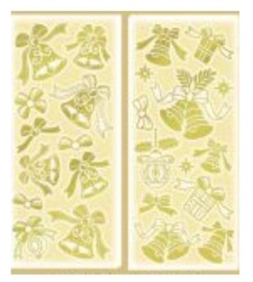 Opakowanie Naklejki na folii mikołaje i renifery