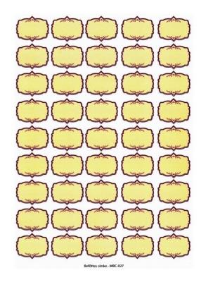 Opakowanie Naklejki na konfitury i przyprawy 03