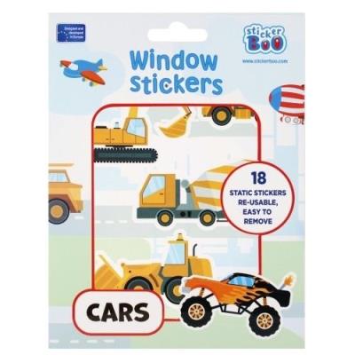 Opakowanie Naklejki na okno Sticker BOO Auta