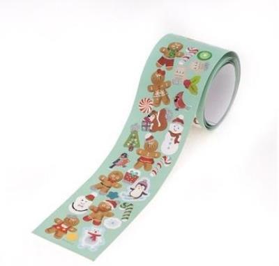 Naklejki na rolce pierniczki 190szt. Wydawca: Dalprint. SmakLiter.pl Opakowanie Naklejki na rolce pierniczki 190szt