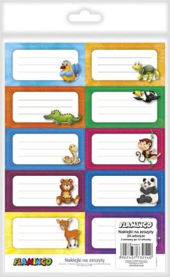 Opakowanie Naklejki na zeszyt 38x75mm