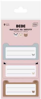 Opakowanie Naklejki na zeszyt BB Friend Girl 9szt