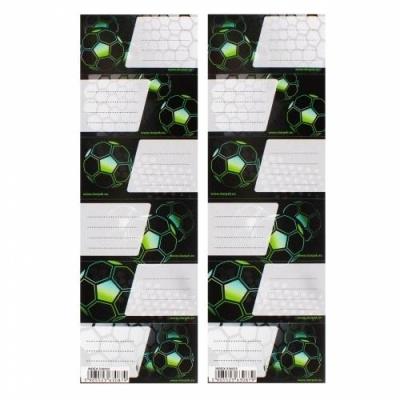 Opakowanie Naklejki na zeszyt Football (25szt)
