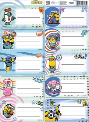 Opakowanie Naklejki na zeszyty Minionki