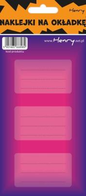 Opakowanie Naklejki na zeszyty - Niebiesko-różowe (12szt)