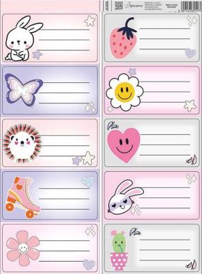 Opakowanie Naklejki na zeszyty No Name - Dziewczynka