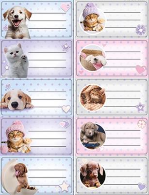 Opakowanie Naklejki na zeszyty The Sweet Pets Kids