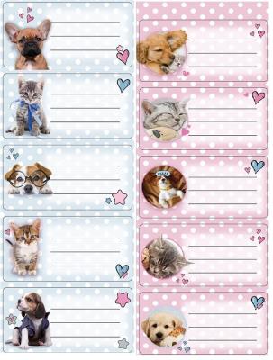 Opakowanie Naklejki na zeszyty The Sweet Pets Kids