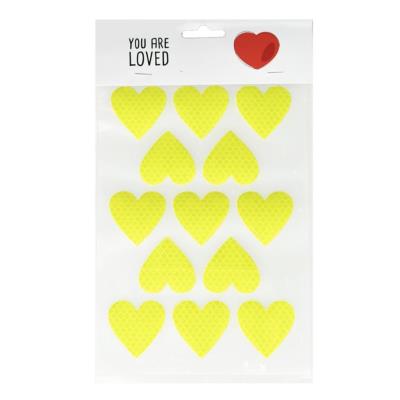 Opakowanie Naklejki odblaskowe serca