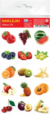 Opakowanie Naklejki. Owoce