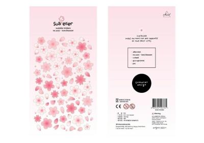 Opakowanie Naklejki ozdobne Błyszczące Kwiaty