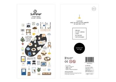 Opakowanie Naklejki ozdobne Dzień z kawą