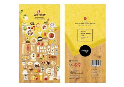 Opakowanie Naklejki ozdobne Jedzenie Przekąski