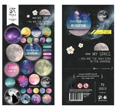 Opakowanie Naklejki ozdobne Kosmos