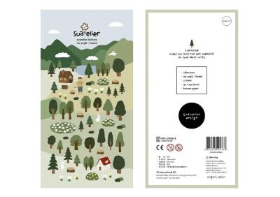 Opakowanie Naklejki ozdobne Las