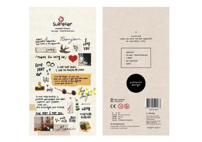 Opakowanie Naklejki ozdobne Miłość Słowa