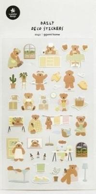 Opakowanie Naklejki ozdobne Misiowy Dom