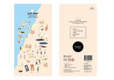 Opakowanie Naklejki ozdobne Plaża