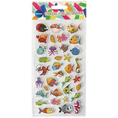 Opakowanie Naklejki ozdobne przestrzenne 23x30mm mix