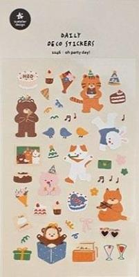 Opakowanie Naklejki ozdobne Przyjęcie