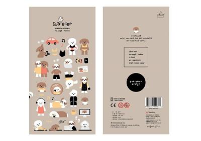 Opakowanie Naklejki ozdobne Psy