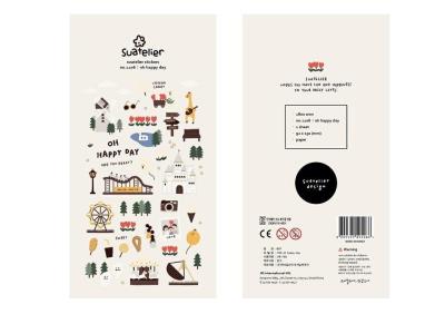 Opakowanie Naklejki ozdobne Radosny dzień