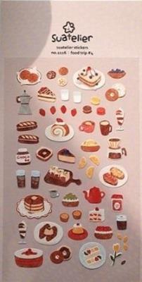 Opakowanie Naklejki ozdobne Słodycze