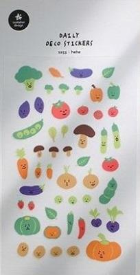 Opakowanie Naklejki ozdobne Śmieszne Warzywa