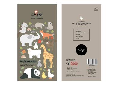 Opakowanie Naklejki ozdobne Zwierzęta Lądowe