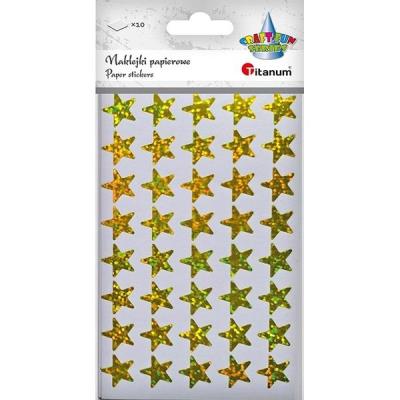 Opakowanie Naklejki papierowe 10 plansz gwiazdki 400szt