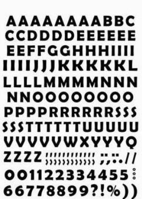 Opakowanie Naklejki papierowe ABC