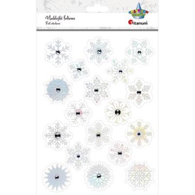 Opakowanie Naklejki papierowe brokat Boże Narodzenie mix