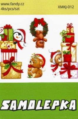 Opakowanie Naklejki papierowe Mini - Boże Narodzenie